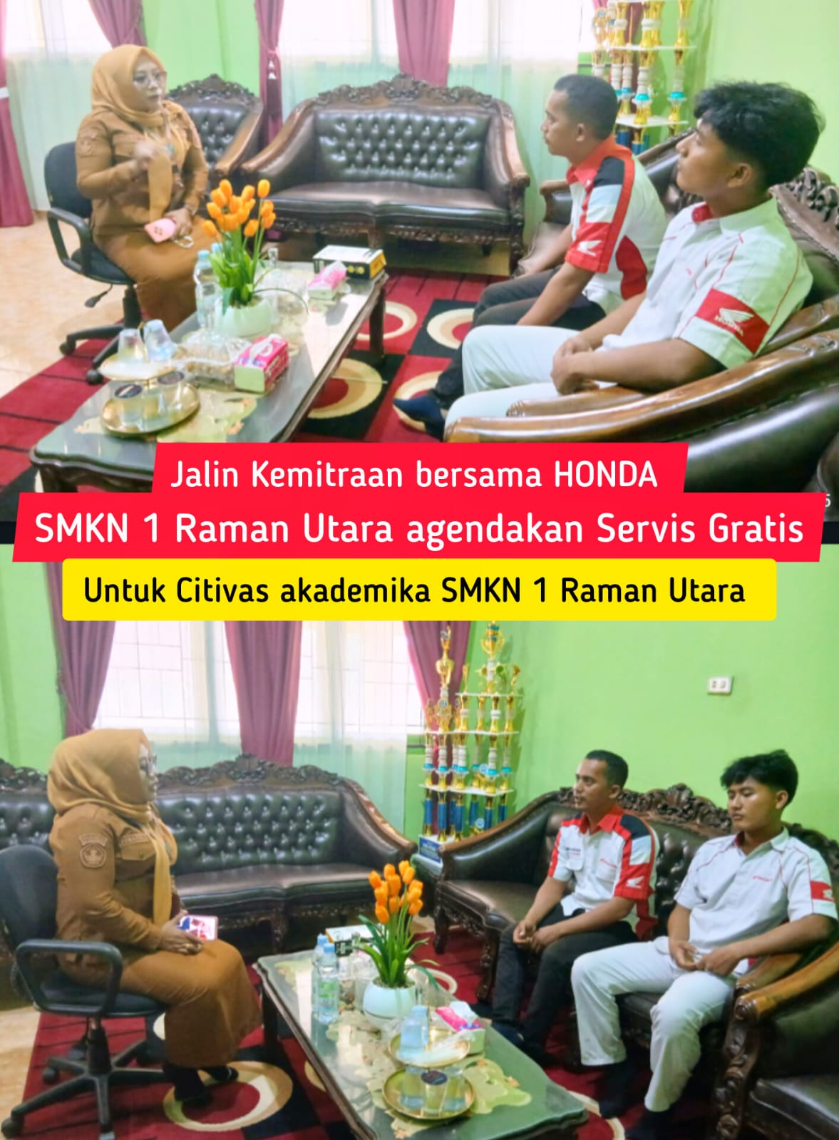 Agendakan Servis Gratis bersama HONDA